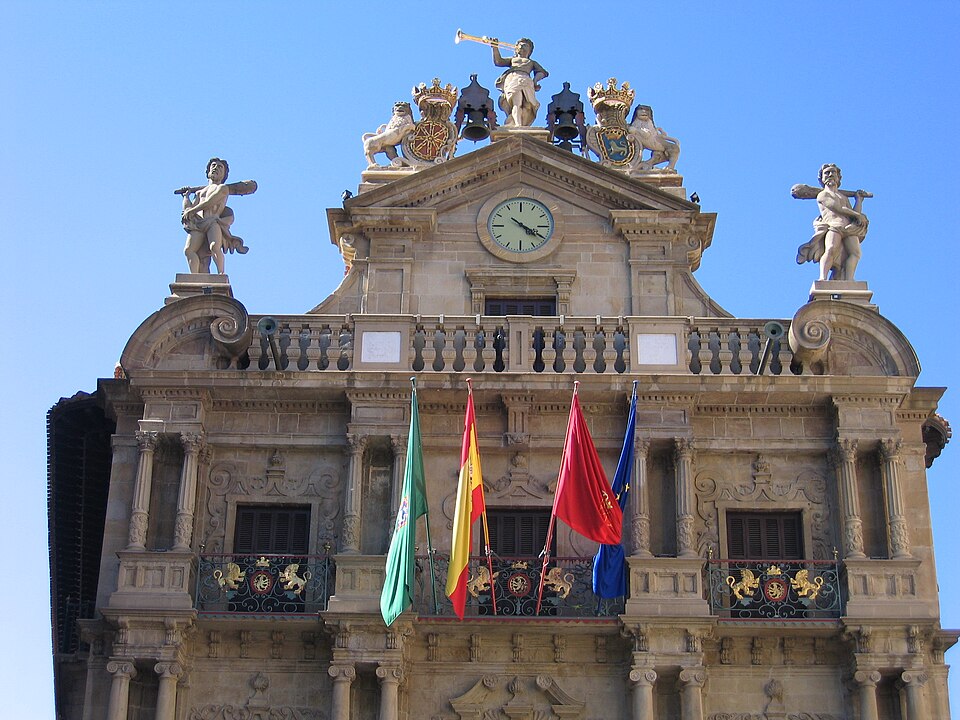 Fachada del Ayuntamiento de Pamplona
